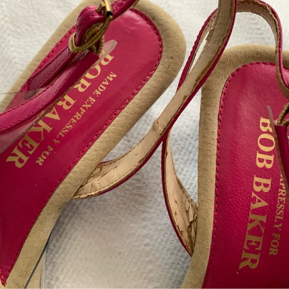 Bob Baker Leather Colorful Polka Dot Slingback Sandals - Picture 5 of 6